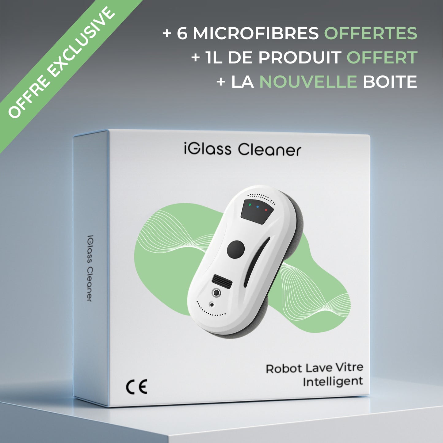 Robot Lave Vitre Intelligent iGlass Cleaner® PRO - iGlass Cleaner