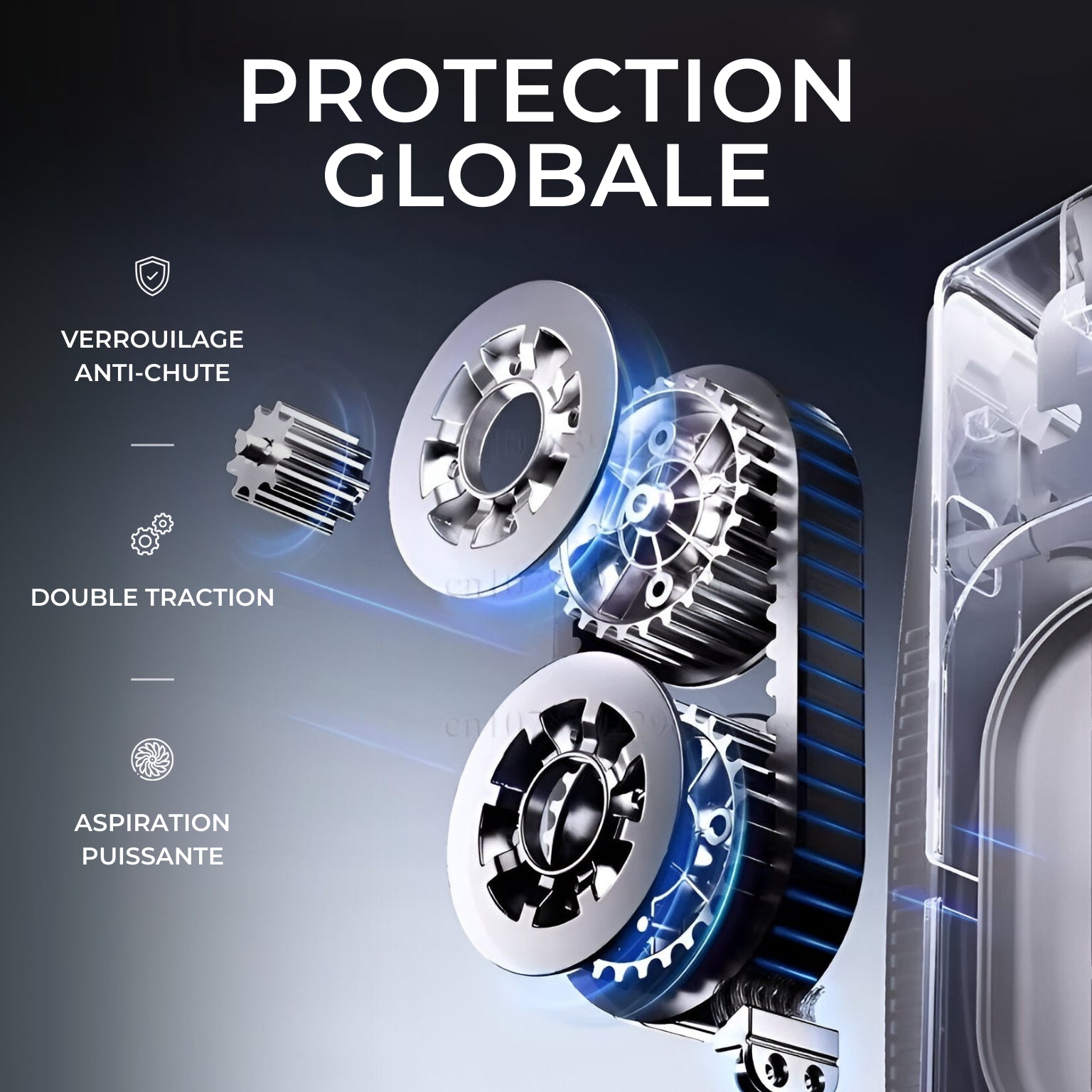 iGlass PRO Ecovacs - Robot Lave Vitre Professionnel - iGlass Cleaner